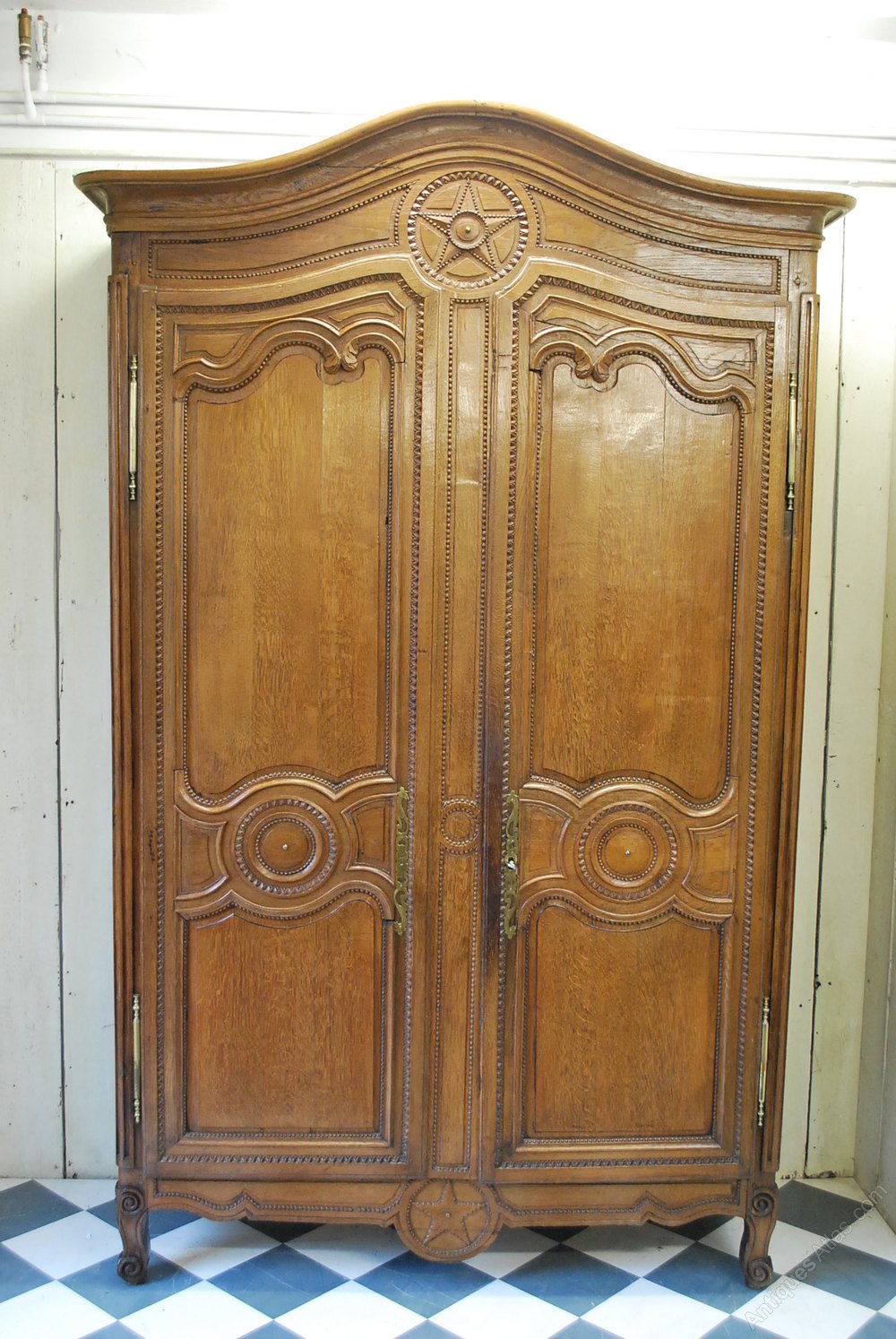 Antique French Armoire  wardrobe C 1850 Antiques Atlas