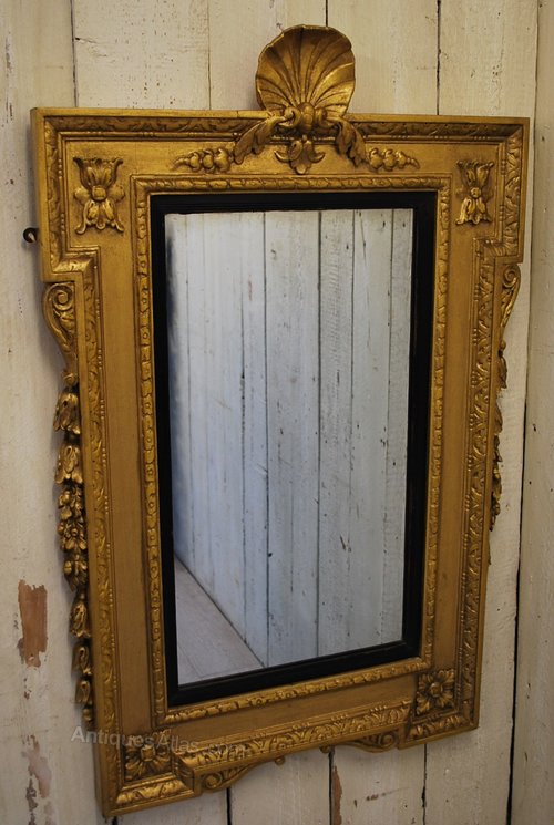 Antiques Atlas Antique French C 19th Gilt Wall Mirror Antique French C 19th Gilt Wall Mirror