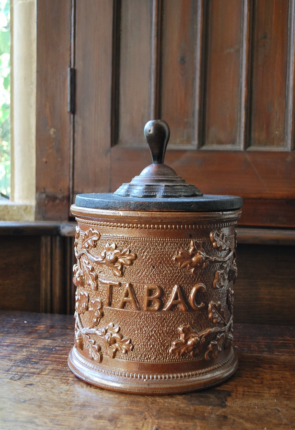 Antiques Atlas Antique French Stoneware Tobacco Jar