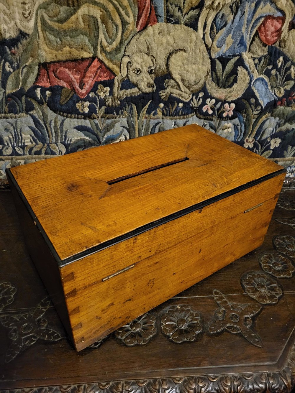 Antiques Atlas Antique Oak Mailbox / Letter Box