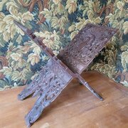 Carved Wooden Folding Bookstand