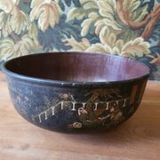Chinoiserie Papier-mâché Bowl