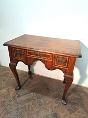 Early 18th C Walnut Lowboy / Side Table