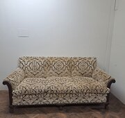 Edwardian Mahogany Deep-Seated 3-Seater Sofa