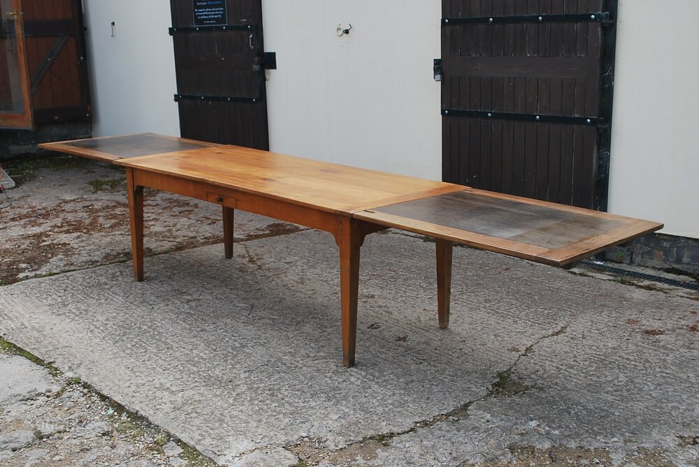 French Farmhouse Extending Kitchen Table - Antiques Atlas