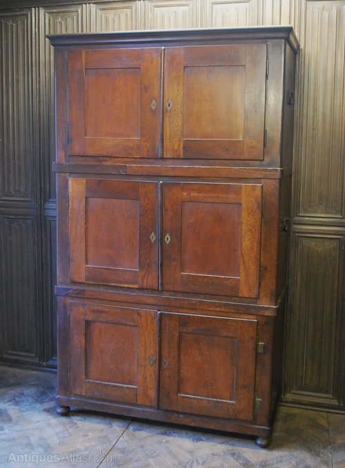 French Oak Campaign Cupboard Antiques Atlas