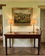 Georgian Mahogany Serving Table  Console