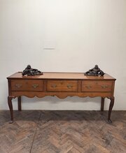 Georgian oak dresser base