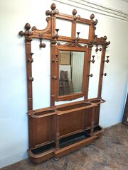 Impressive Antique French Oak Hallstand