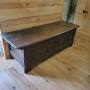 Low French oak coffer