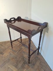Mahogany Tray On Stand In The Chippendale Manner