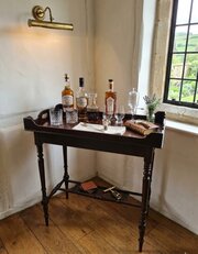 Mahogany Tray On Stand In The Chippendale Manner