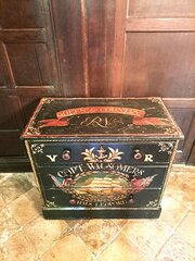 Painted Maritime Style Chest Of Drawers