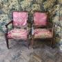 Pair of French Empire Style Armchairs
