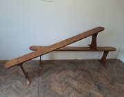 Pair Of French Cherrywood Benches