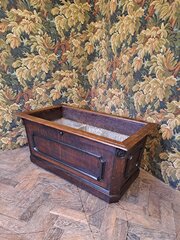 Regency Oak Sarcophagus Wine Cooler / Log Bin