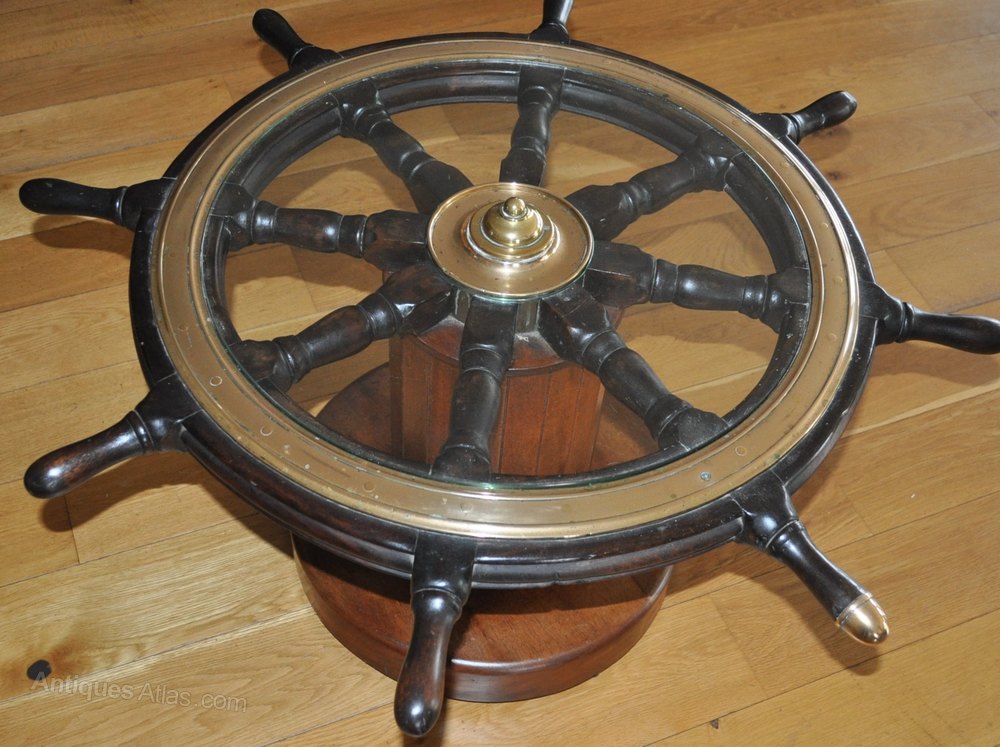 Ships Wheel Coffee Table Antiques Atlas