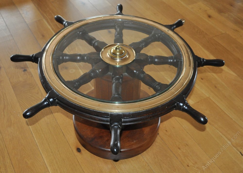 Ships Wheel Coffee Table Antiques Atlas