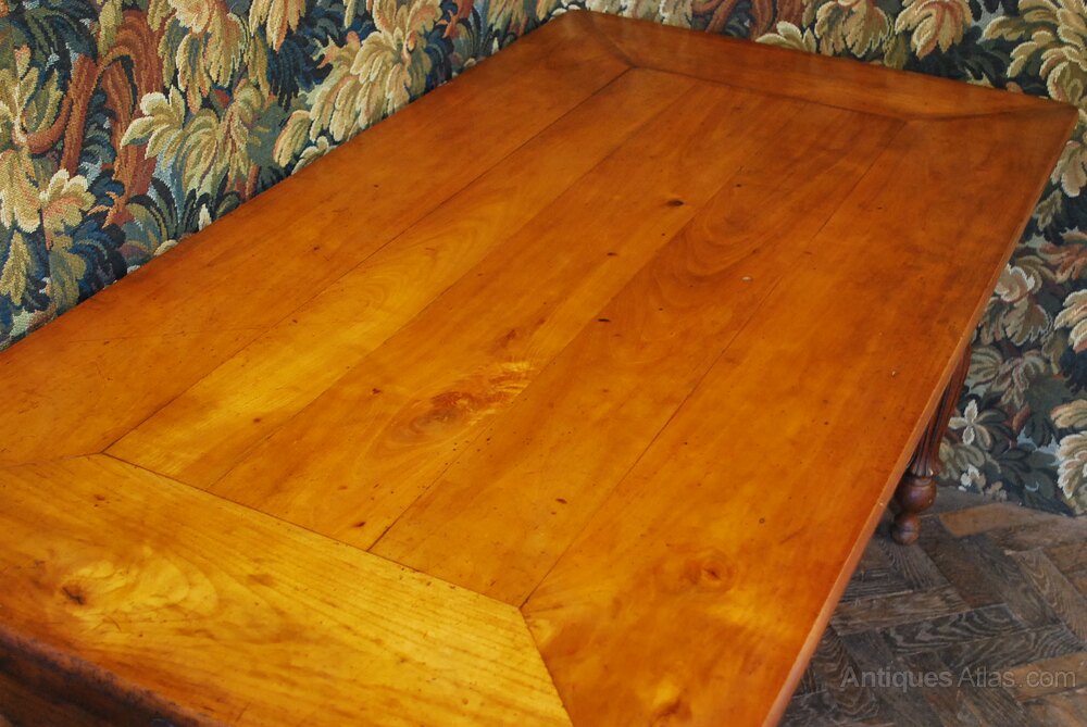 Small Cherry Wood Farm Table Antiques Atlas