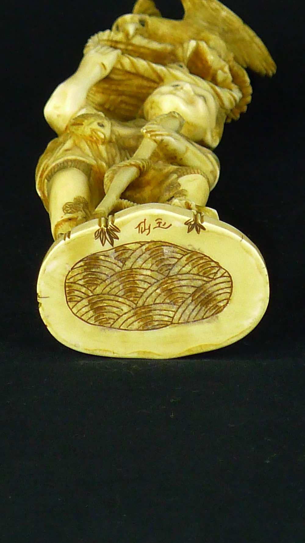 Antiques Atlas 19th C Japanese Walrus Ivory Fisherman