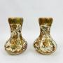 Japanese Satsuma Globular Vases - Meiji Period