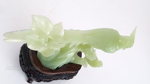 Antiques Atlas - Pair Of Early 20th Century Chinese Jade Carving