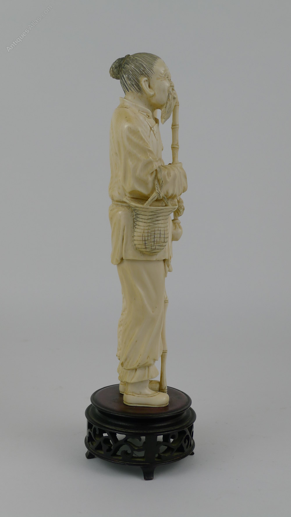 Antiques Atlas - Quality 19th Century Chinese Ivory Figure Old Man