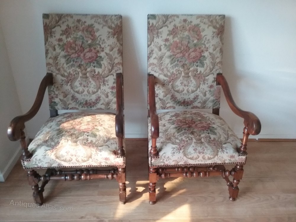 Large French Arm Chairs In Oak Circa 1800 Antiques Atlas French Arm Chairs In Oak Circa 1800