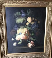 C19th Dutch Still Life Flowers