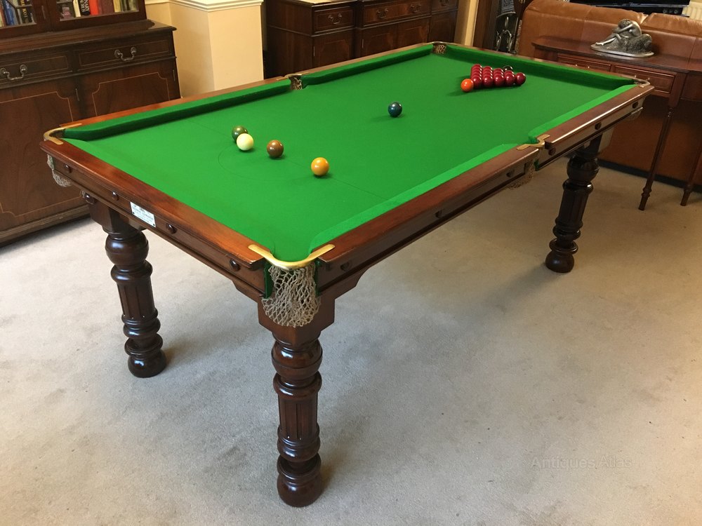 Antiques Atlas Antique Snooker Billiard Table Edwards