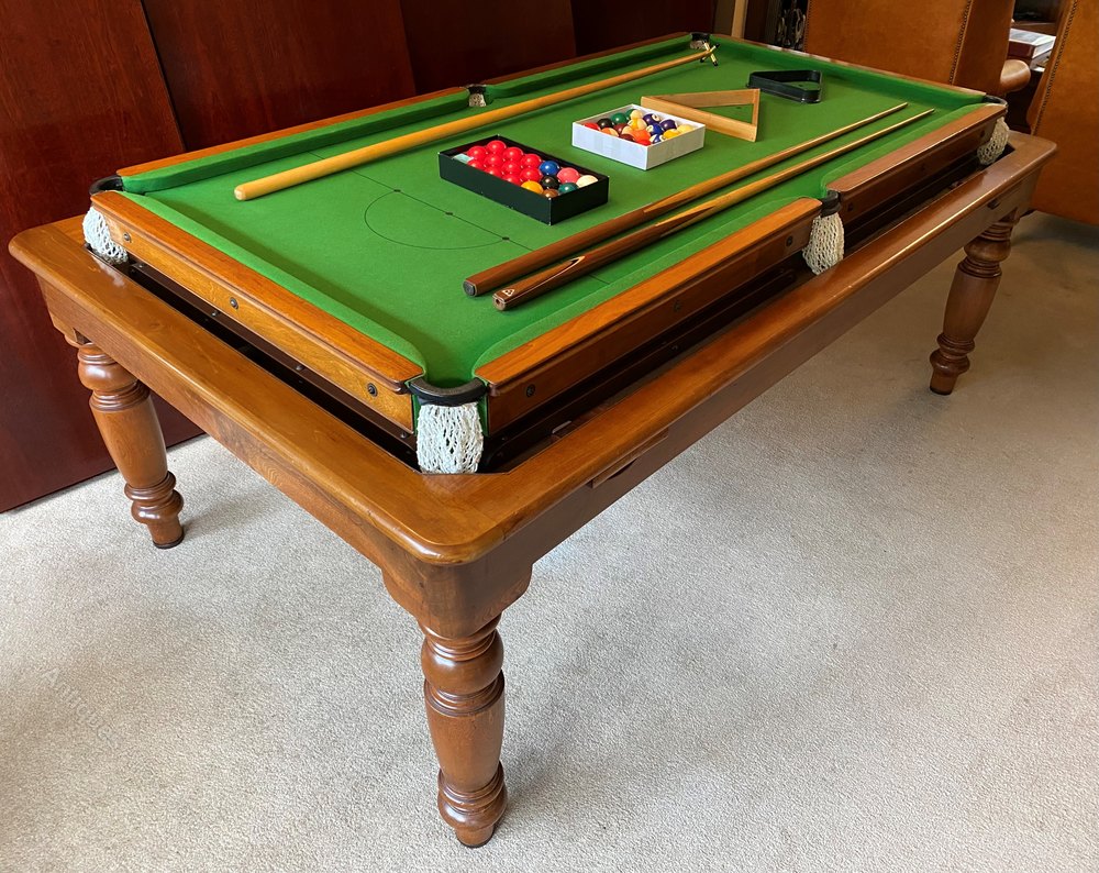 Convertible Rollover Snooker Pool Dining Table 7 X 4 - Antiques Atlas