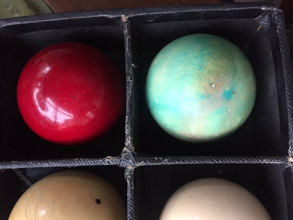Antiques Atlas Antique Ivory Billiard Snooker Ball Set Of Six