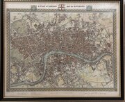 A Plan Of London And Its Environs, C1835, Map