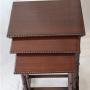 Nest of tables  mahogany tables