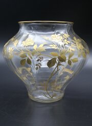 French Vase, Gilt Decorated, C1880, 15cm