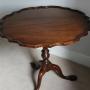 Mahogany Tilt Top Pie Crust Table, 70cm  