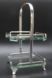 Glass And Silver Plated Cake Stand, C1910, 29cm 