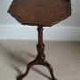 Mahogany, Pie Crust, Wine, Side Table, 52cm