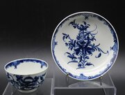 Worcester First Period Tea Bowl And Saucer C1770