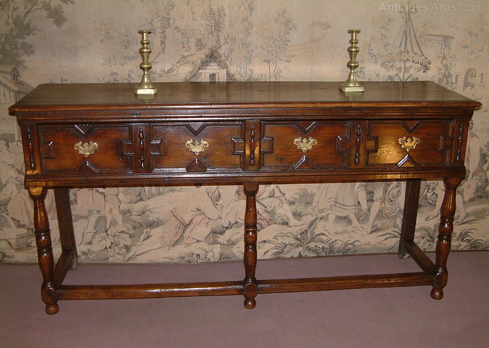 17th Century Oak Dresser Base C 1680 Antiques Atlas