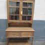 1920s   Oak    Glass Door  Bookcase