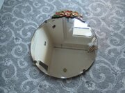 1930s Small Round Wall Mirror 