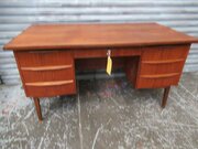 1970s Teak Knee Hole   Desk.