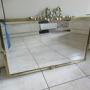 A 1930s Brass Framed Wall Mirror