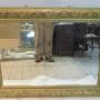A Large Ornate  1900s   Gilt Frame Wall Mirror