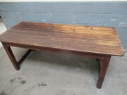 Antique  19th Century Rustic Pine Dining Table.