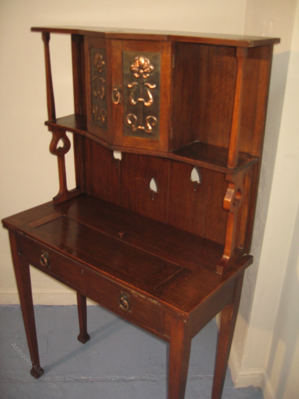 Arts And Crafts Oak Writing Desk Antiques Atlas