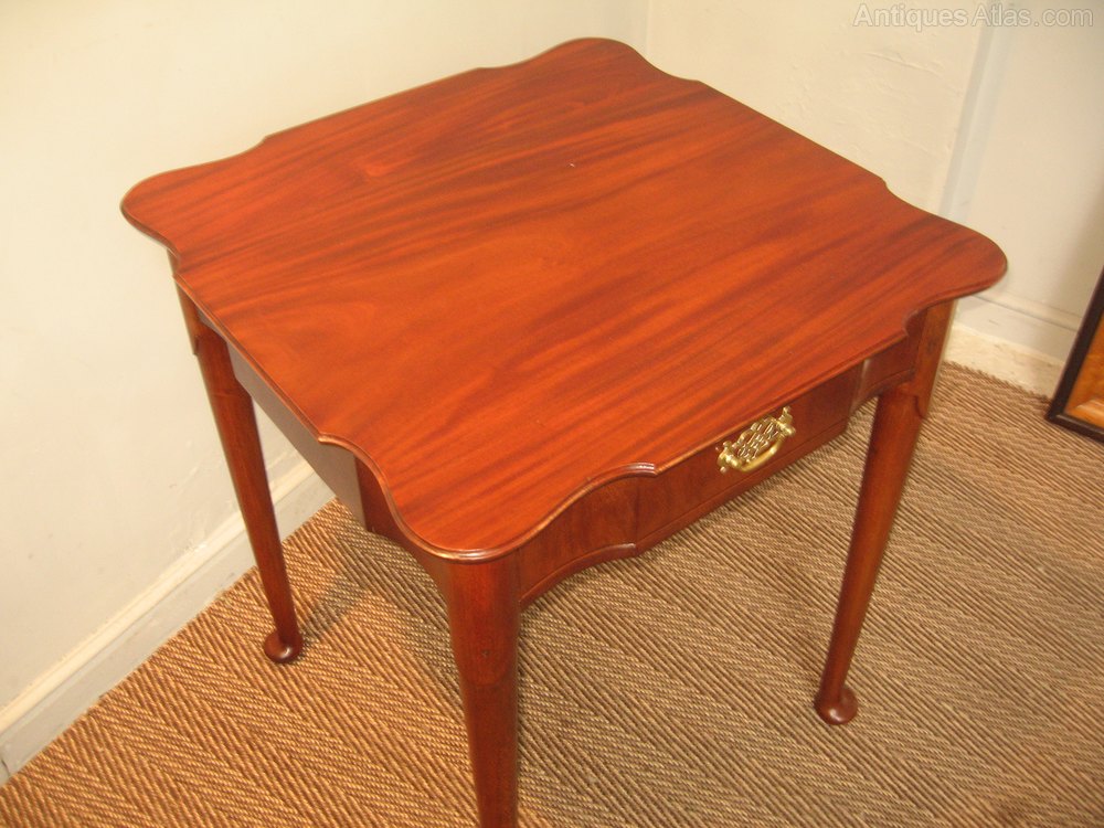 Attractive Mahogany Side Table Antiques Atlas