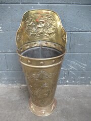 Brass   Stick Stand Or Log Bin