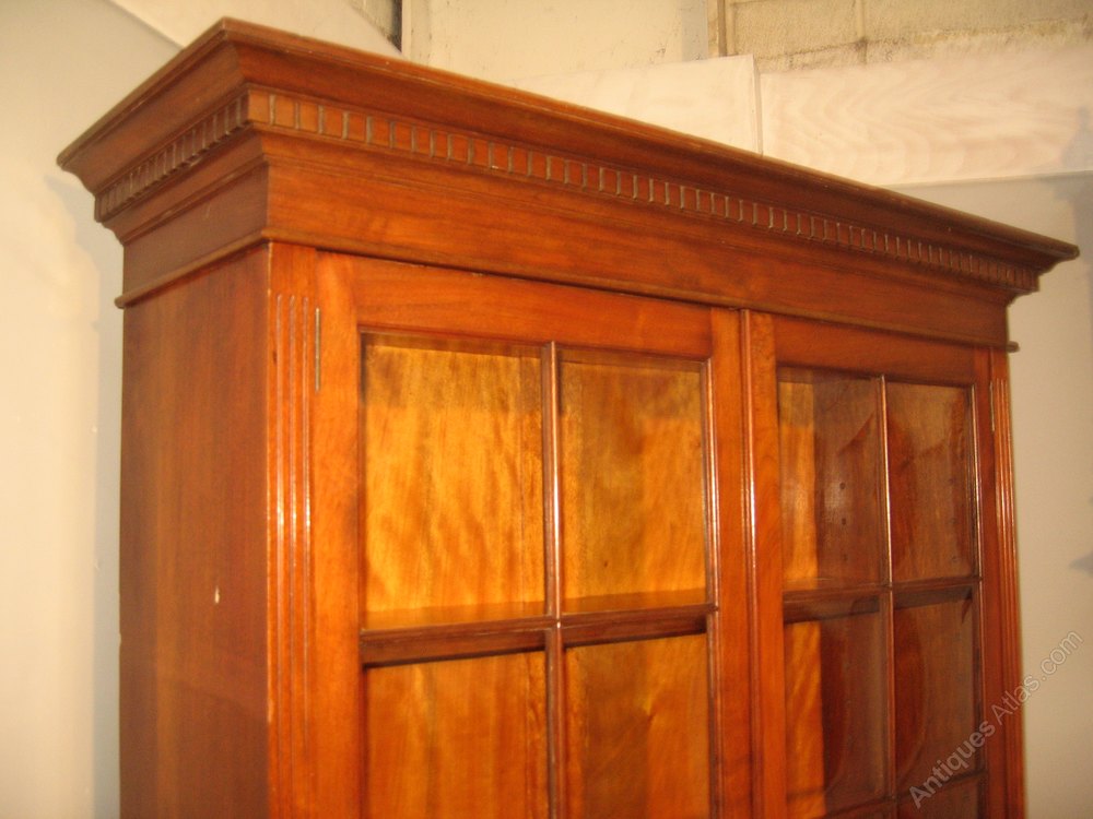 Edwardian Walnut Bookcase Antiques Atlas